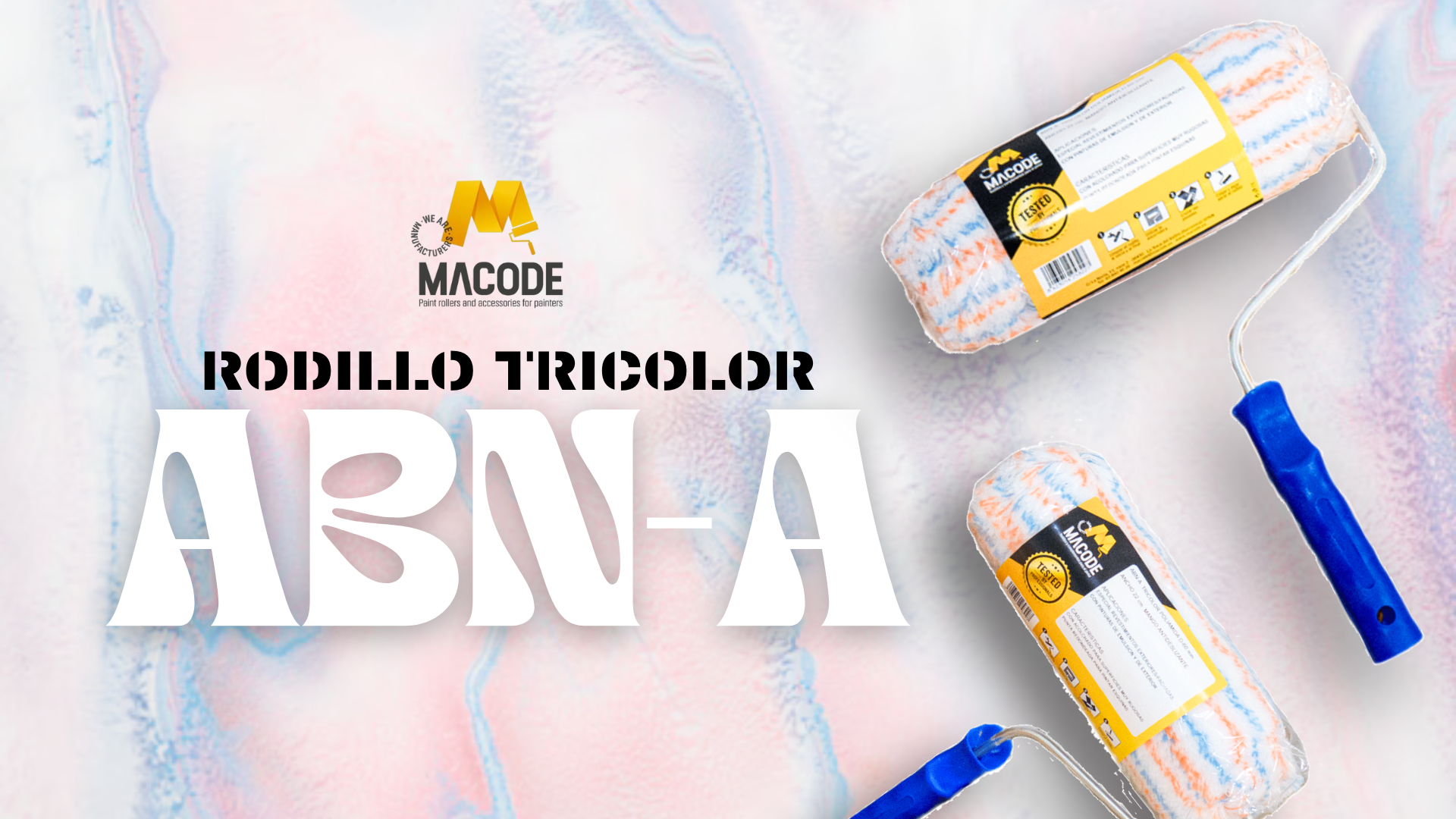 Publicidad de rodillo para pared rugosa de Macode, creatividad desarrollada por Alonzo López